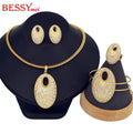 2025 Women’s 18K Gold Color Zircon Jewelry Set