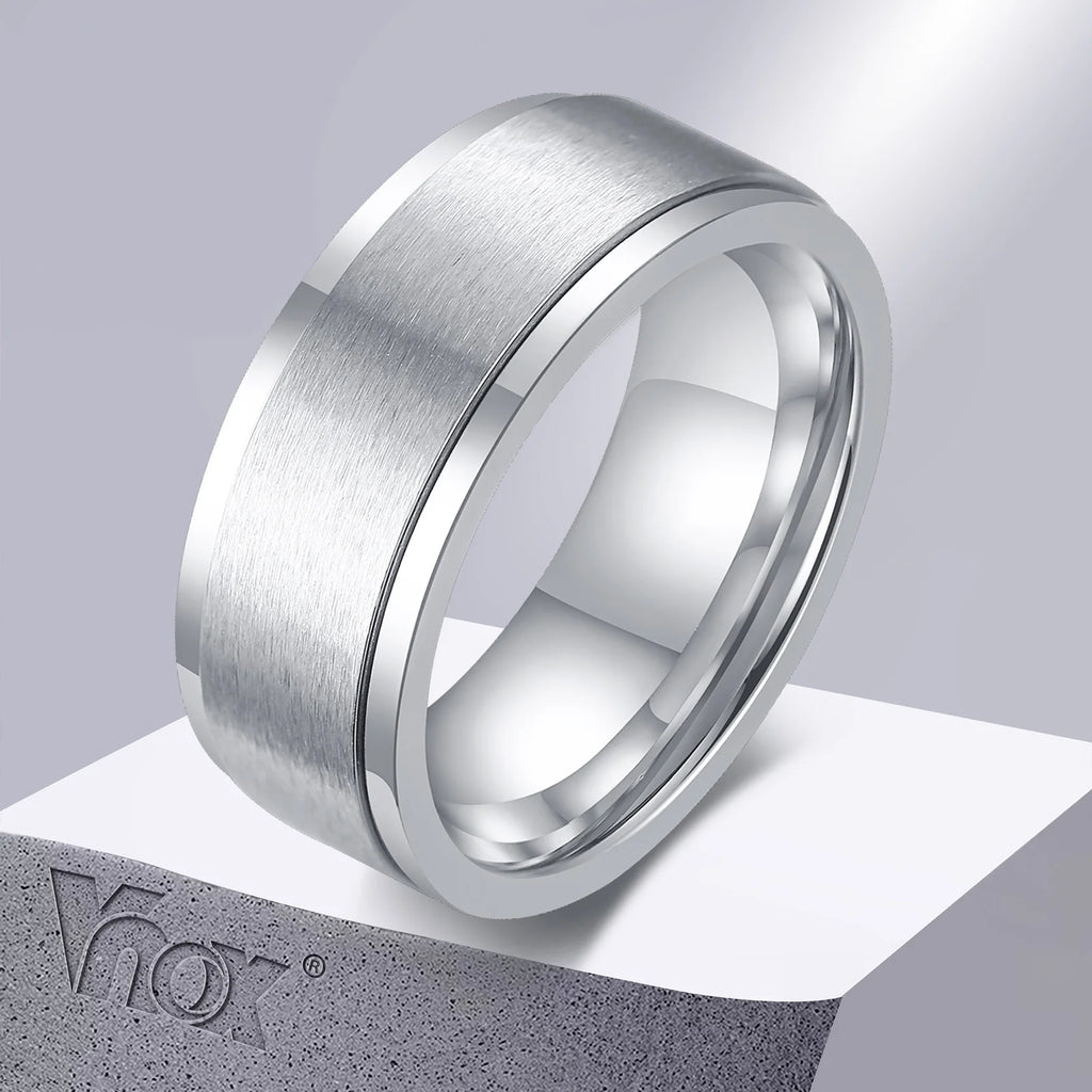 Vnox Stainless Steel Viking Spinner Ring