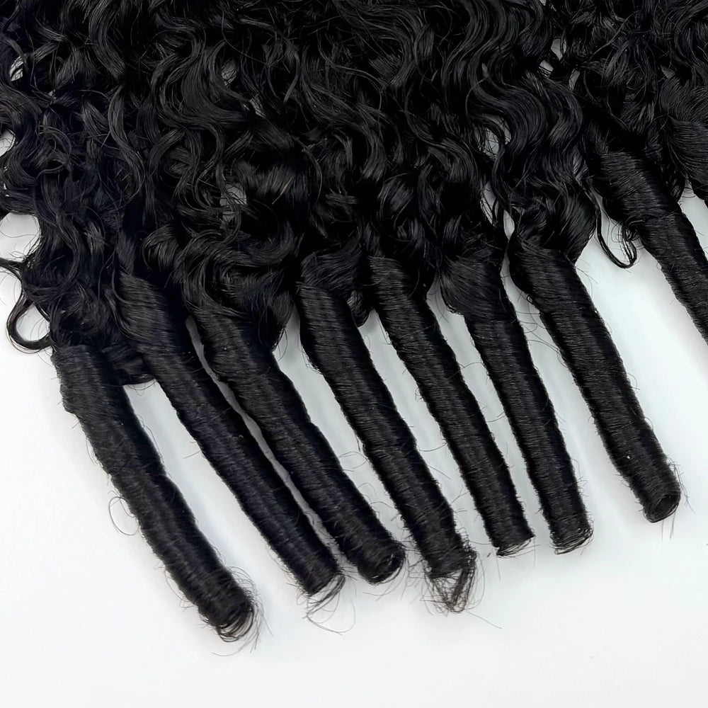 Burmese Curly Pre-Looped Human Hair Extensions